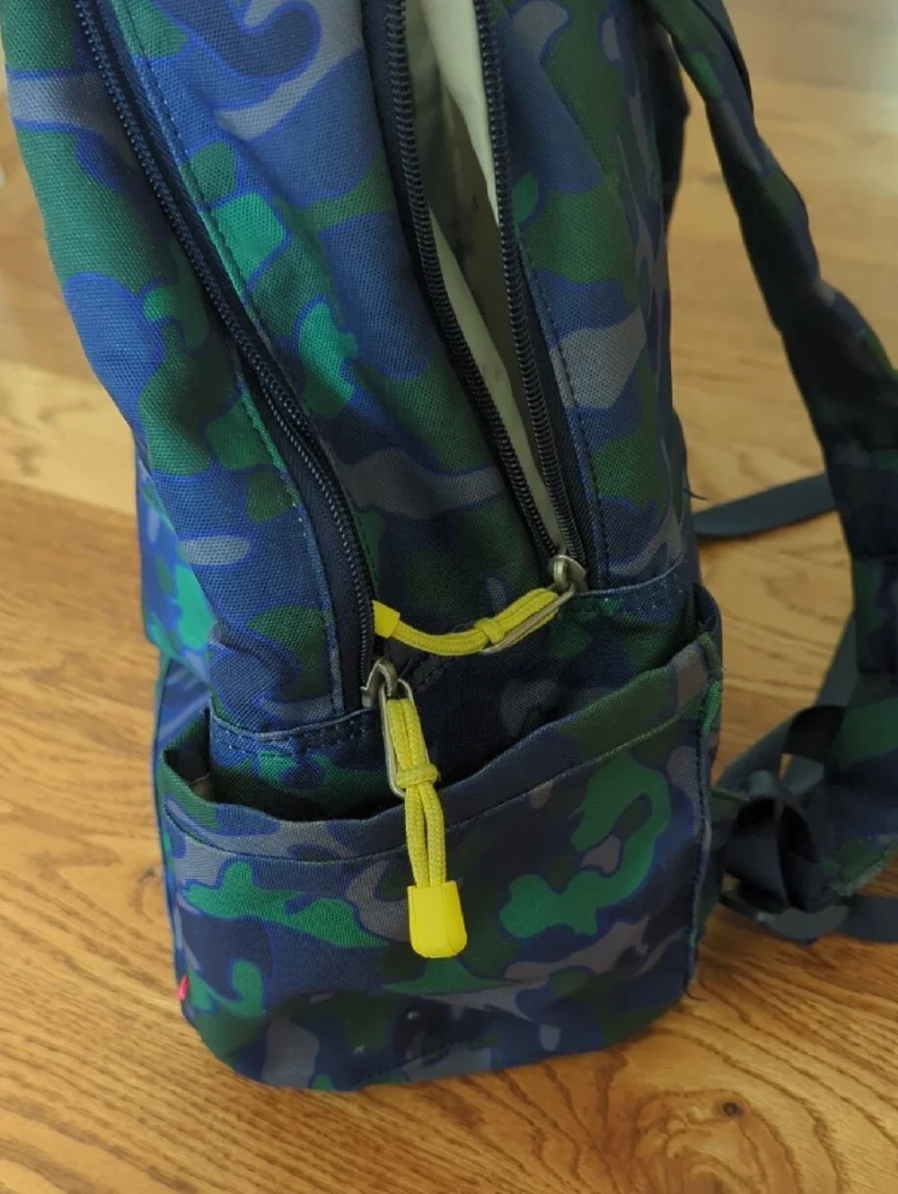 STATE Blue & Green Camo Kids Backpack